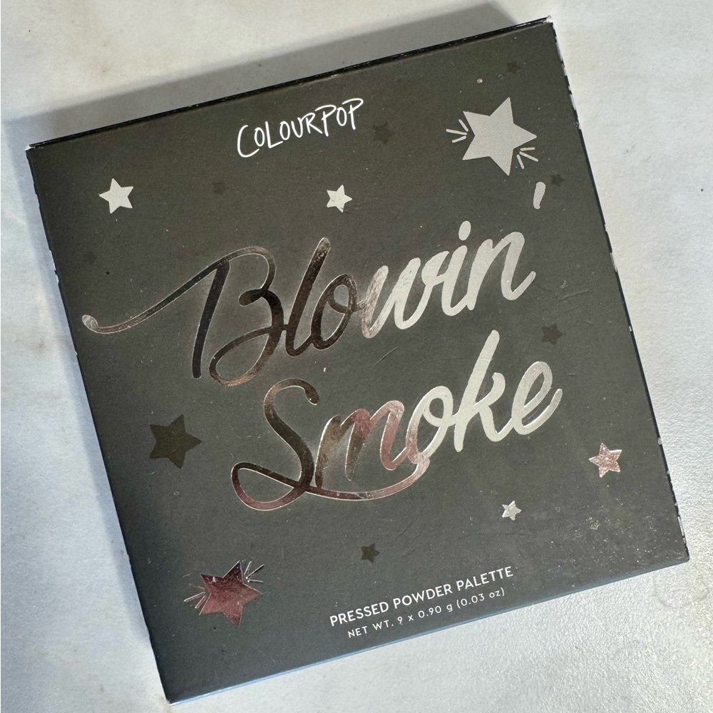 Blow in’ Smoke Colour Pop Eyeshadow Palette